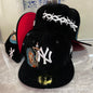 la full closure baseball cap velvet hat fully enclosed anti-street dance hat flat edge hat American plate hat foreign trade batch